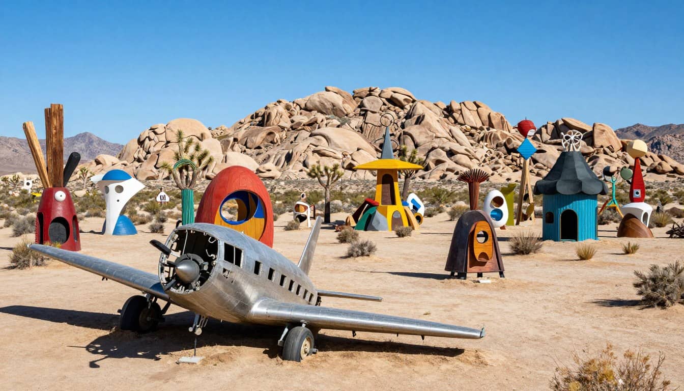 Noah Purifoy Desert Art Museum Joshua Tree