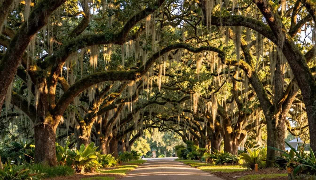 Oak Tree Tunnel Thomasville Georgia