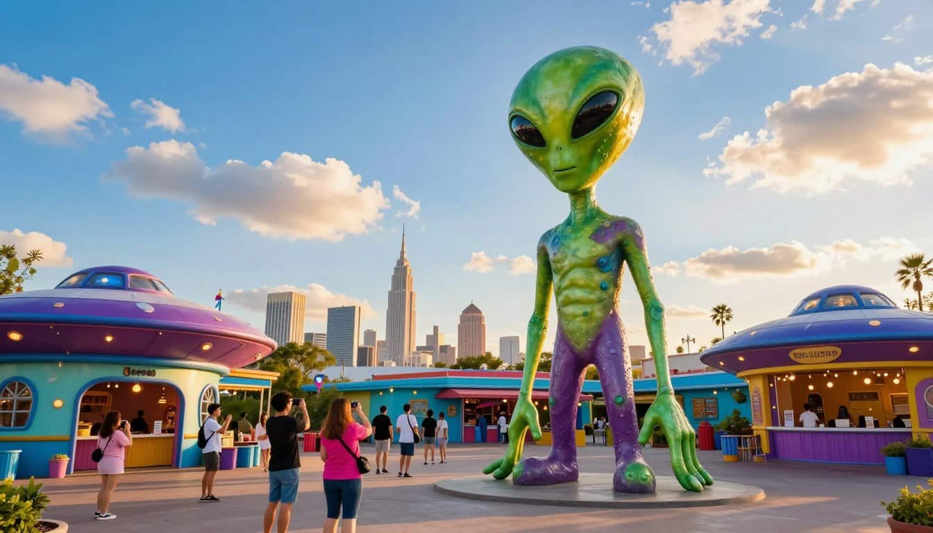 Roswell New Mexico alien attractions