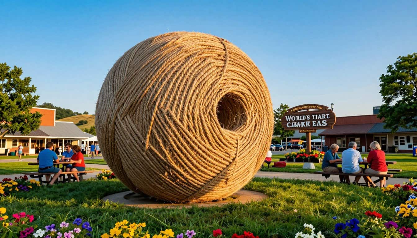 World’s Largest Ball of Twine Cawker City Kansas