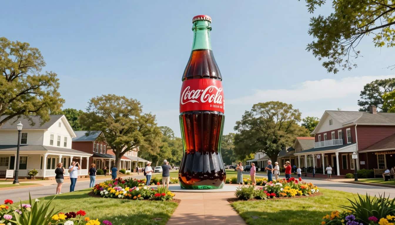 giant Coca-Cola bottle Georgia