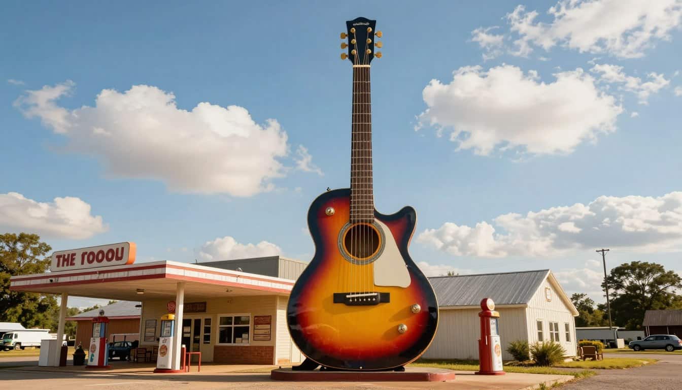 giant guitar Mississippi attraction